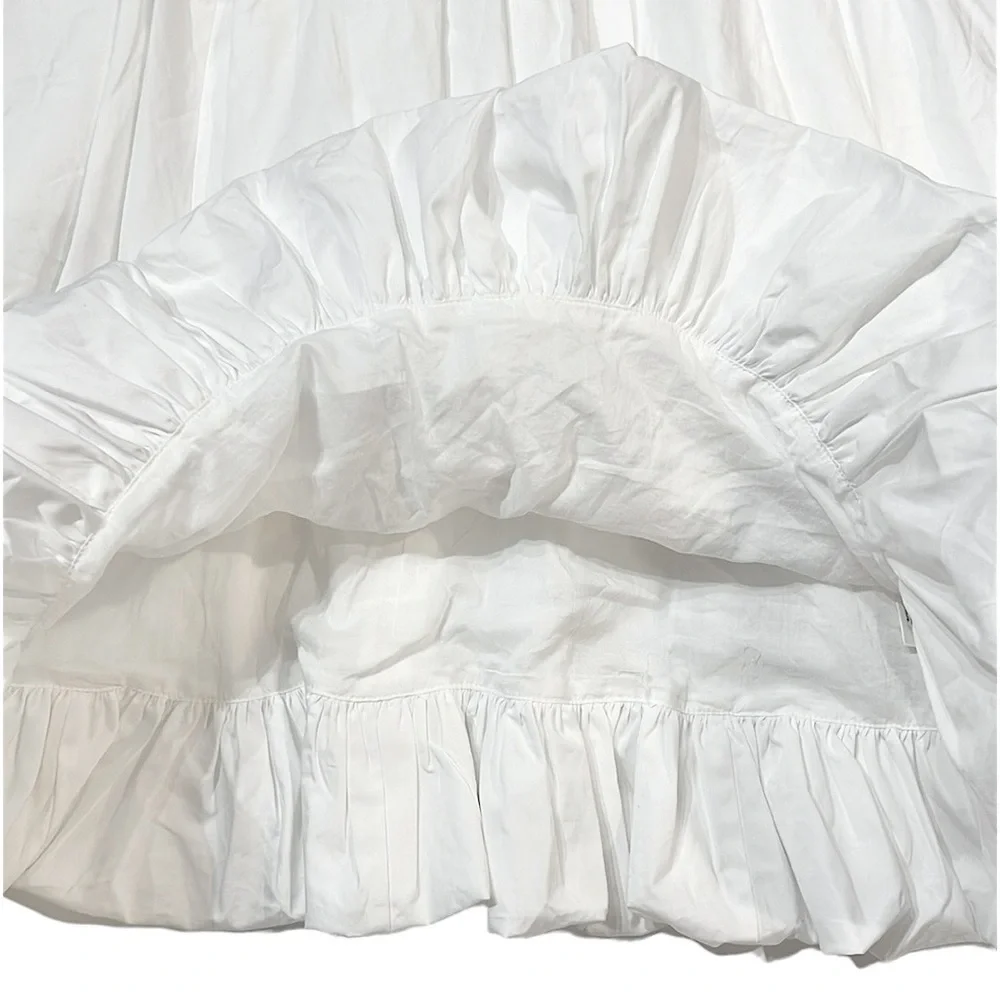 J. Crew Bubble-Skirt A-Line Mini Poplin Dress
